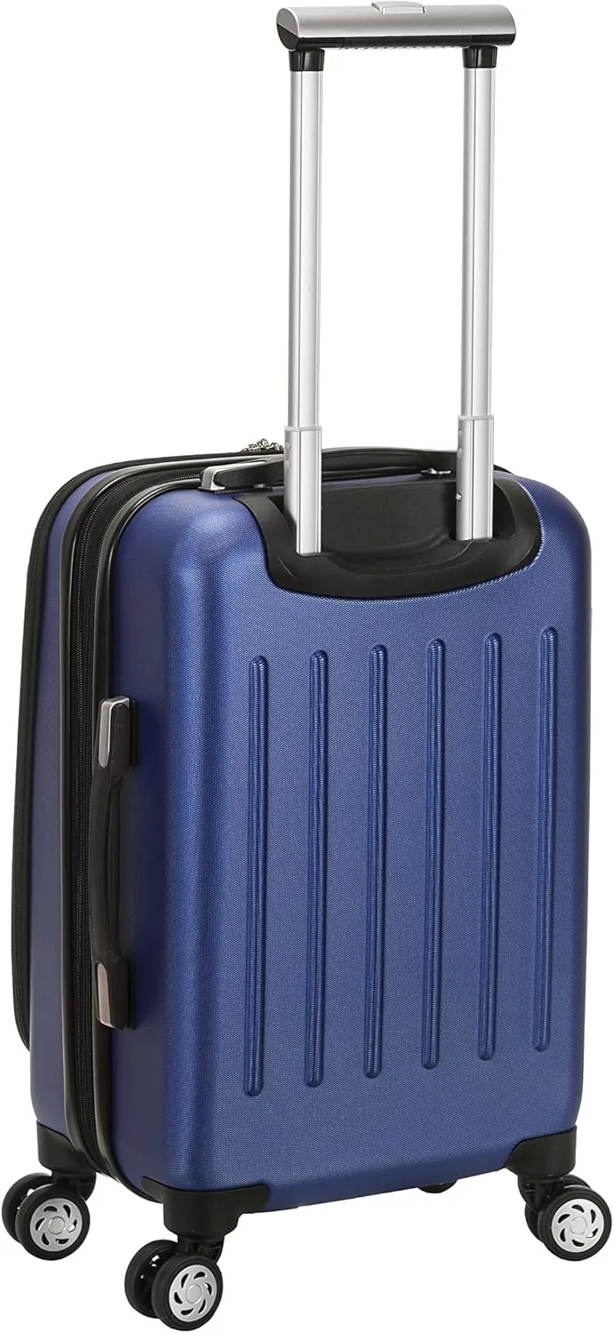 Rockland Titan Hardside Spinner Luggage, Blue, Carry-On 19-Inch