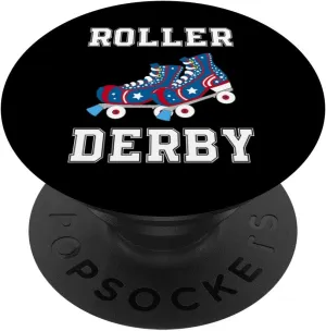 Roller Skate Derby For Skating Lovers Great As Birthday Gift PopSockets PopGrip: Swappable Grip for Phones & Tablets