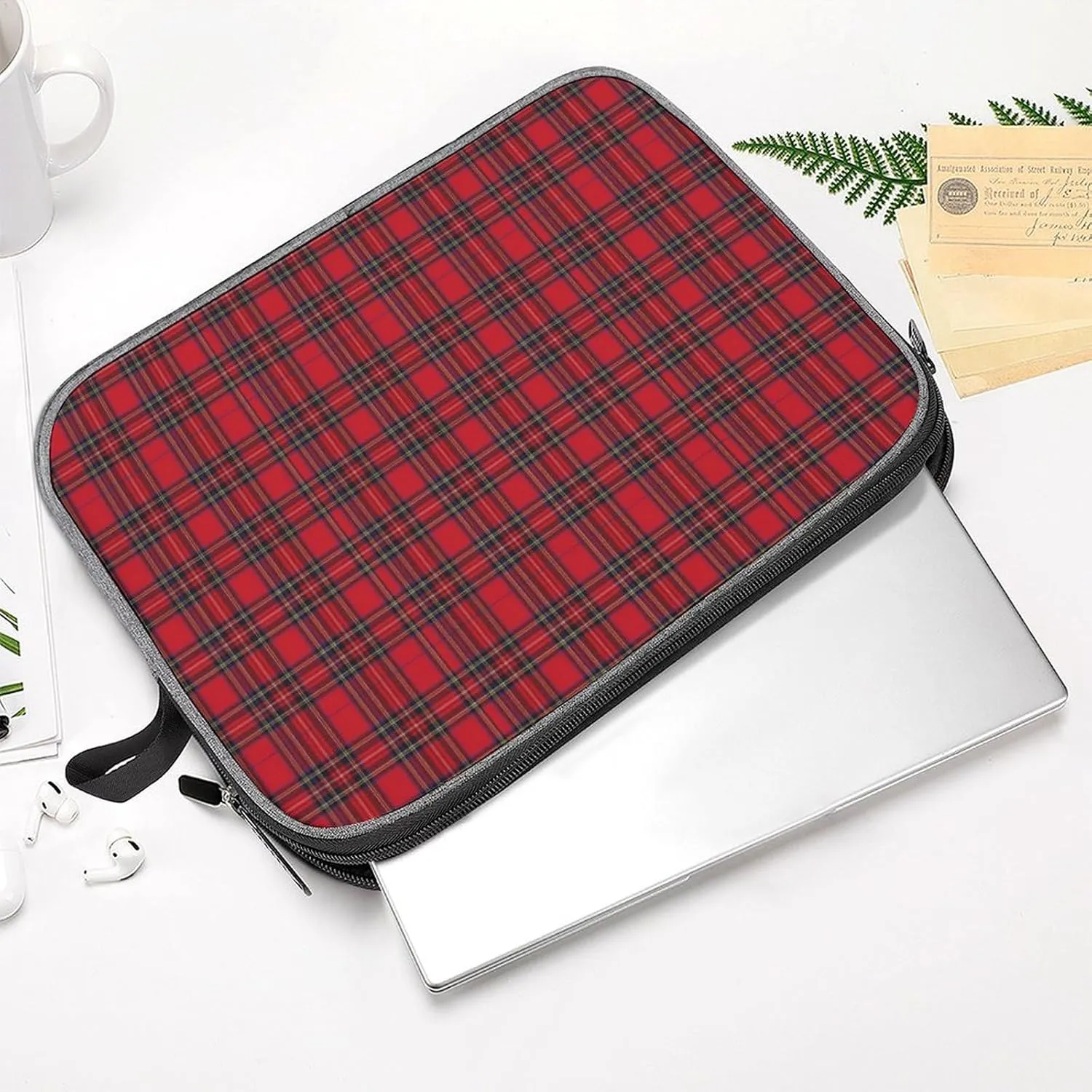 Royal Stewart Tartan Large Capacity Portable Laptop Case Unisex
