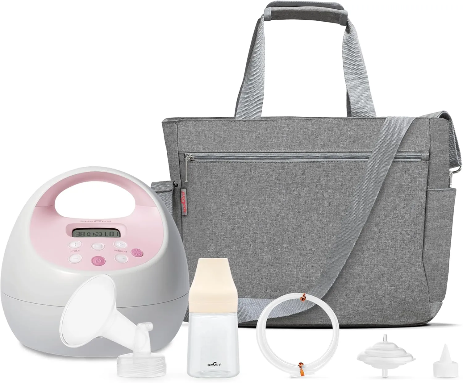 S2 Plus Premier Electric Breast Pump with Grey Tote Premium Accessory Kit - 24 mm