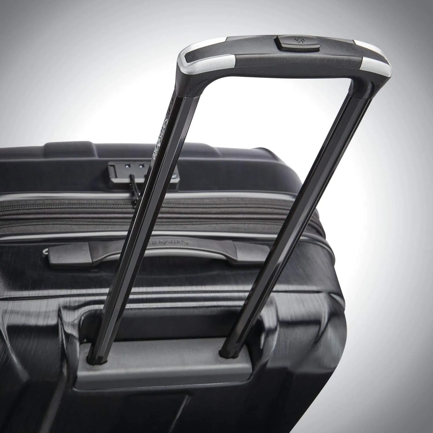 Samsonite Centric 2 Hardside Expandable Luggage with Spinner Wheels, Black, 3-Piece Set (20/24/28)