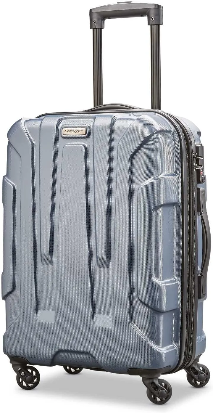 Samsonite Centric Hardside Expandable Luggage with Spinner Wheels, Blue Slate, Carry-On 20-Inch