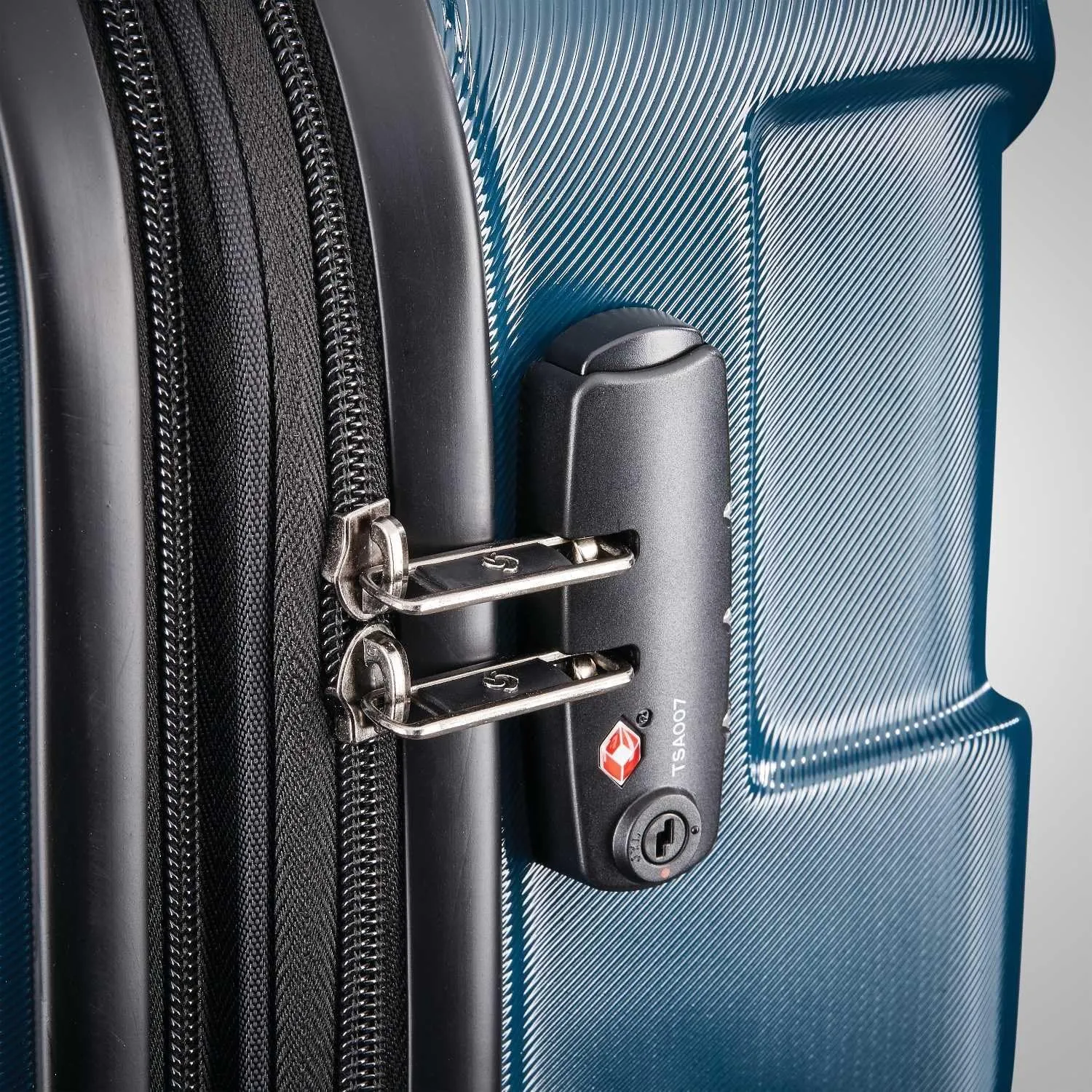 Samsonite Centric Hardside Expandable Luggage with Spinner Wheels, Teal, Carry-On 20-Inch