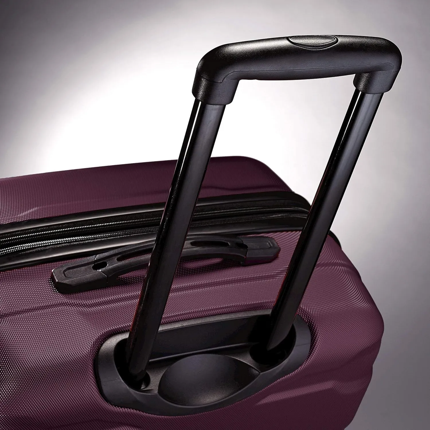 Samsonite Omni PC Hardside Expandable Luggage with Spinner Wheels, Purple, Carry-On 20-Inch