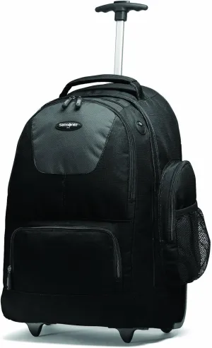 Samsonite Wheeled Backpack with Organizational Pockets, Black/Charcoal, One Size