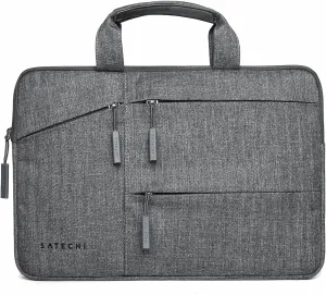 Satechi Water-Resistant Laptop Bag Carrying Case with Pockets - For MacBook Pro M2/ M1, MacBook Air M2/M1 and more