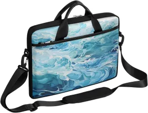 Sea Water Abstract 15 Inch Laptop Bag Laptop Shoulder Bag Computer Cases for Laptops or Tablets