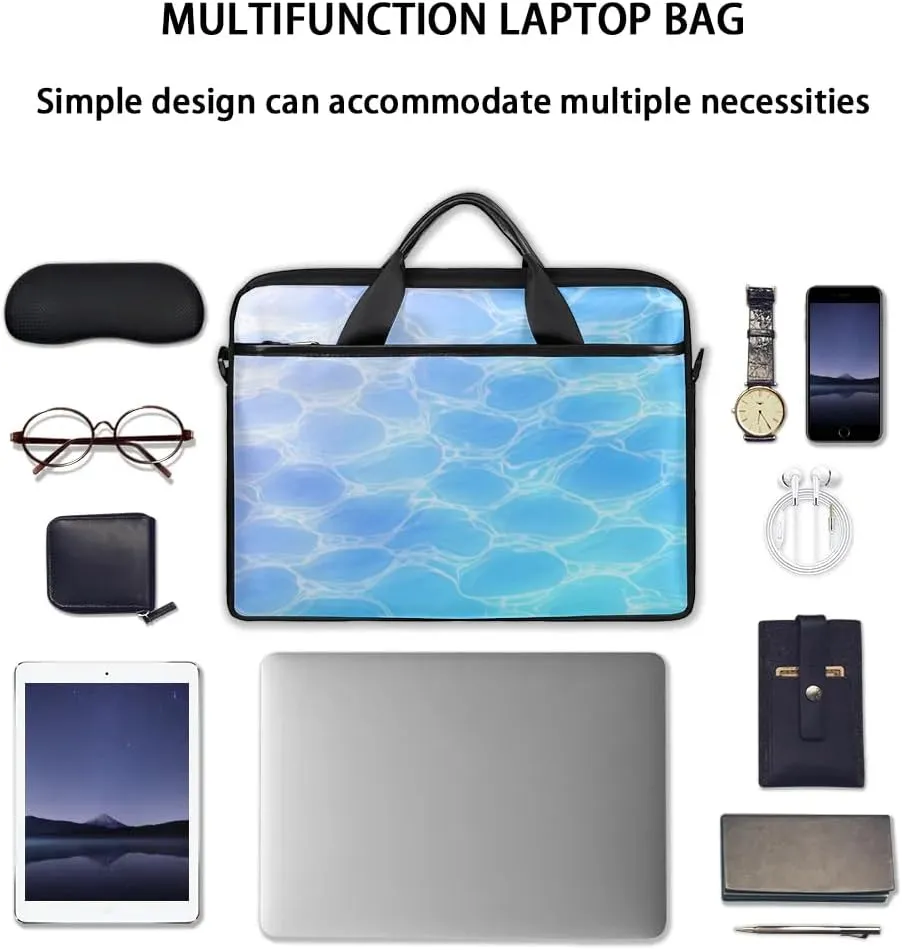 Sea Water Abstract 15 Inch Laptop Bag Laptop Shoulder Bag Computer Cases for Laptops or Tablets