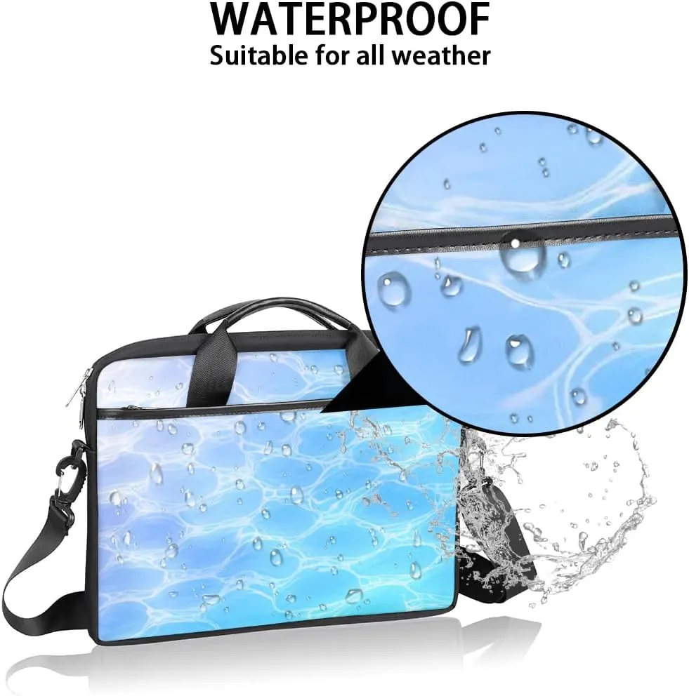Sea Water Abstract 15 Inch Laptop Bag Laptop Shoulder Bag Computer Cases for Laptops or Tablets