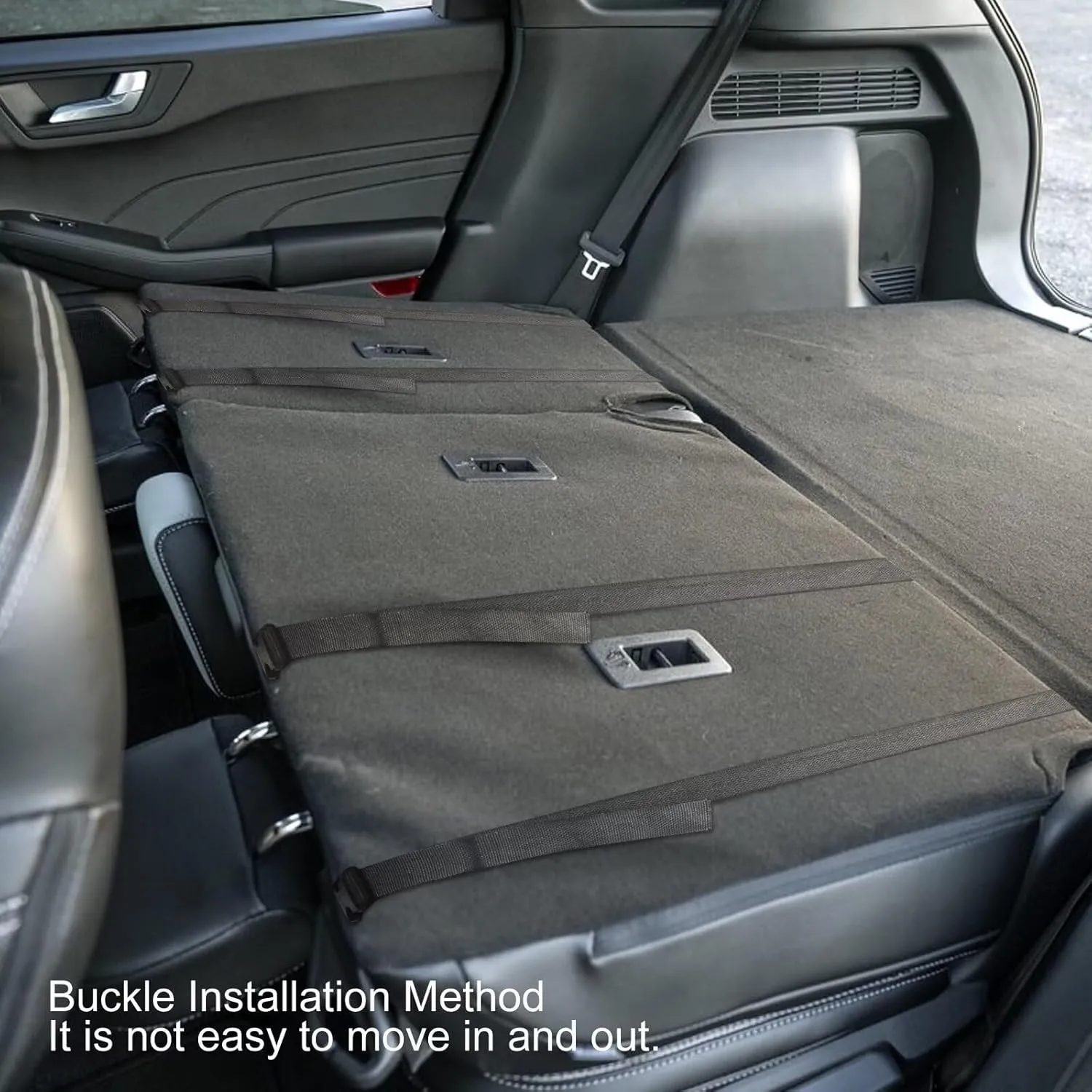 Seat Covers Fit for Hyundai Kona 2018-2024 2025: Leather SUV Seat Covers Car Automotive Seat Protectors Waterproof (Full Set 5 Seats, Black)
