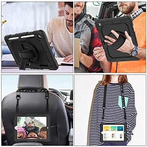 SEYMAC Stock Protective Case for iPad 10.2-Inch