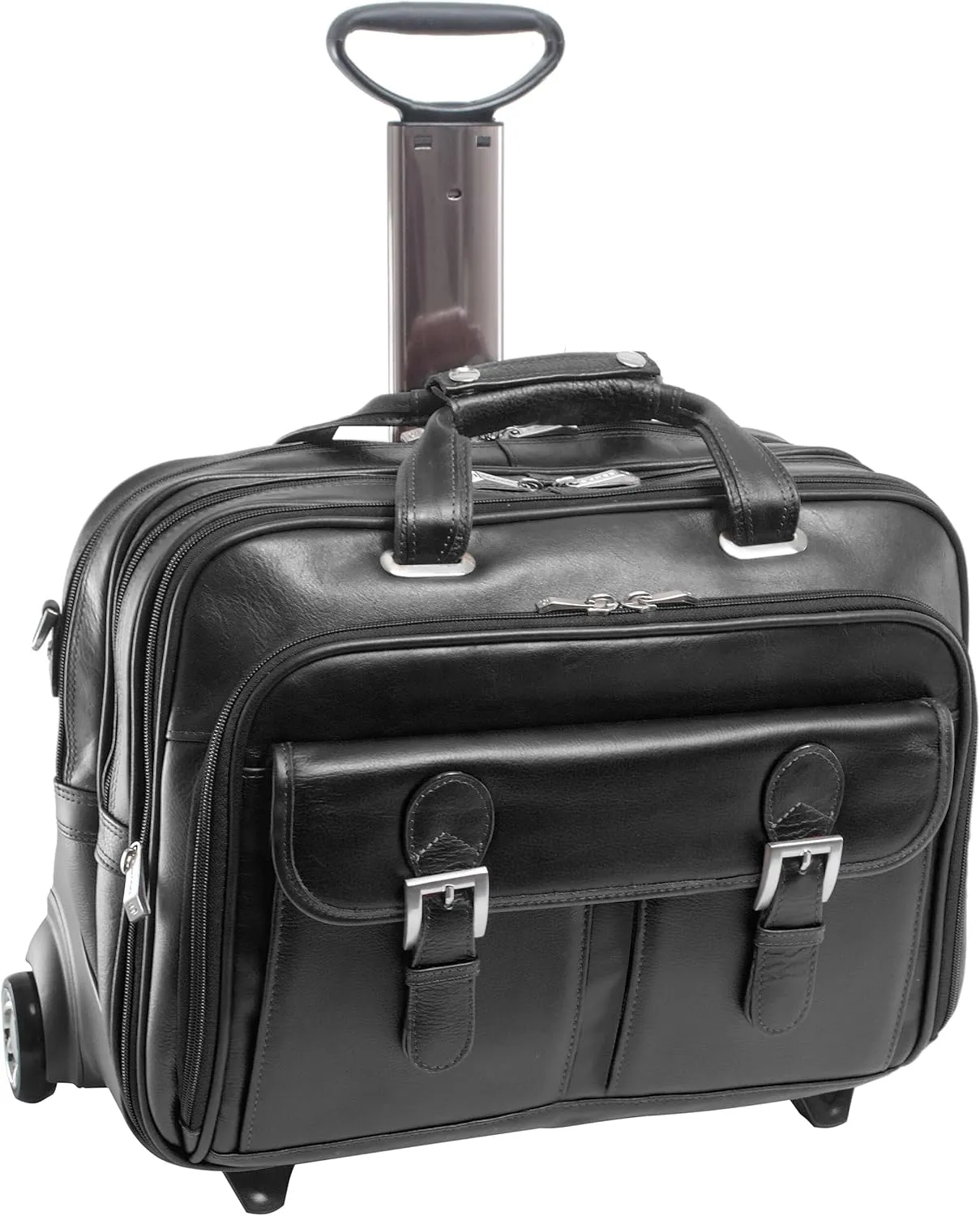 Siamod CERESOLA 46005 Black Checkpoint-Friendly 15.6" Detachable-Wheeled Laptop Case