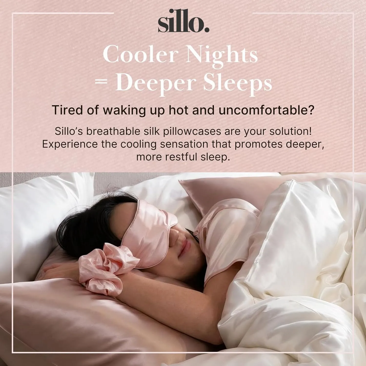 Sillo Silk Pillow Cases 2 Pack with Wash Bag – Silver-Infused Anti-Acne Pillow Cases for Acne-Prone Skin, 22 Momme 6A Mulberry Silk for Hair & Skin, Hypoallergenic, Queen (Charcoal Grey)