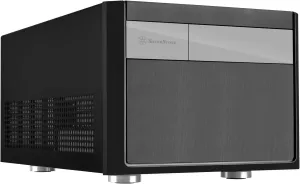Silverstone Tek Micro-ATX, Mini-DTX, Mini-ITX Small Form Factor Computer Case, Compatible with ATX PSU Cases SG11B