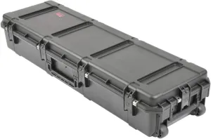 SKB Cases 3i-5616-9B-L iSeries 5616-9 Waterproof Utility Case with Layered Foam, Reinforced Locking Loops for Customer Supplied Locks, Convenient Quiet-glide Wheels, Trigger Release Latch System