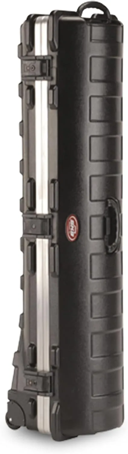 SKB Cases Deluxe ATA Hard Plastic Storage Wheeled Cart Golf Bag Travel Case