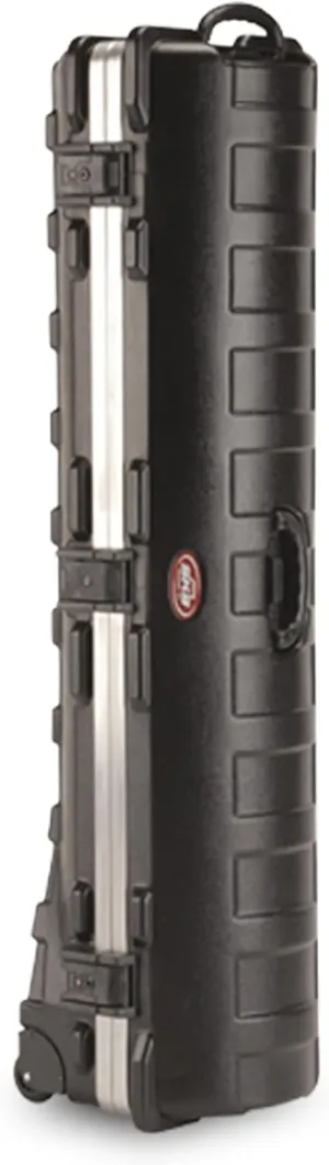 SKB Cases Deluxe ATA Hard Plastic Storage Wheeled Cart Golf Bag Travel Case