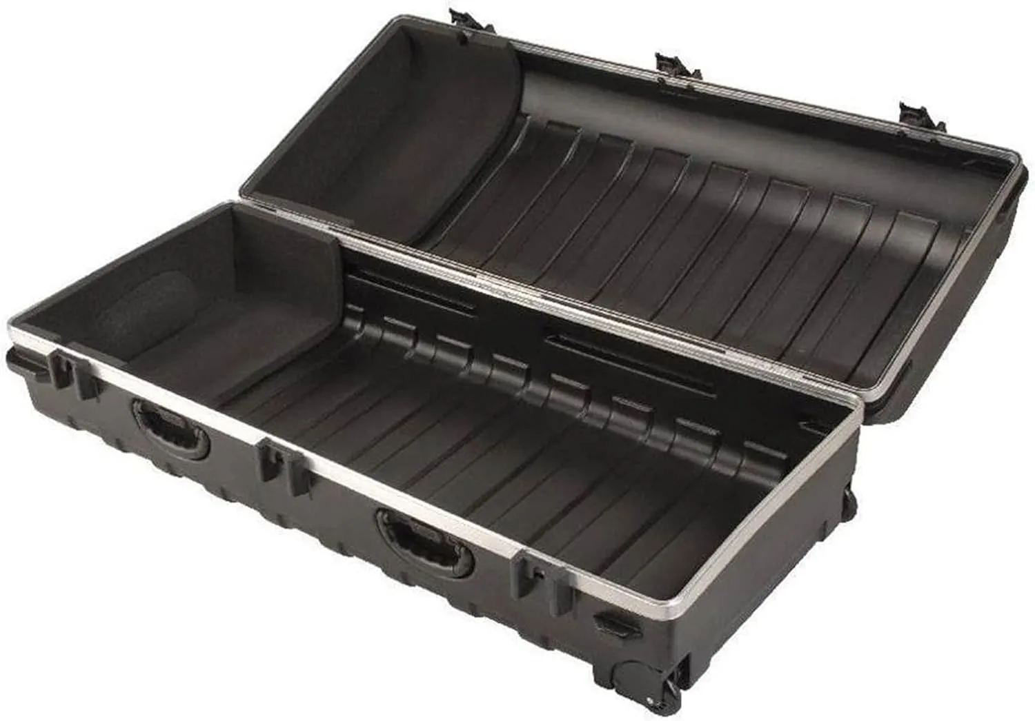 SKB Cases Deluxe ATA Hard Plastic Storage Wheeled Cart Golf Bag Travel Case