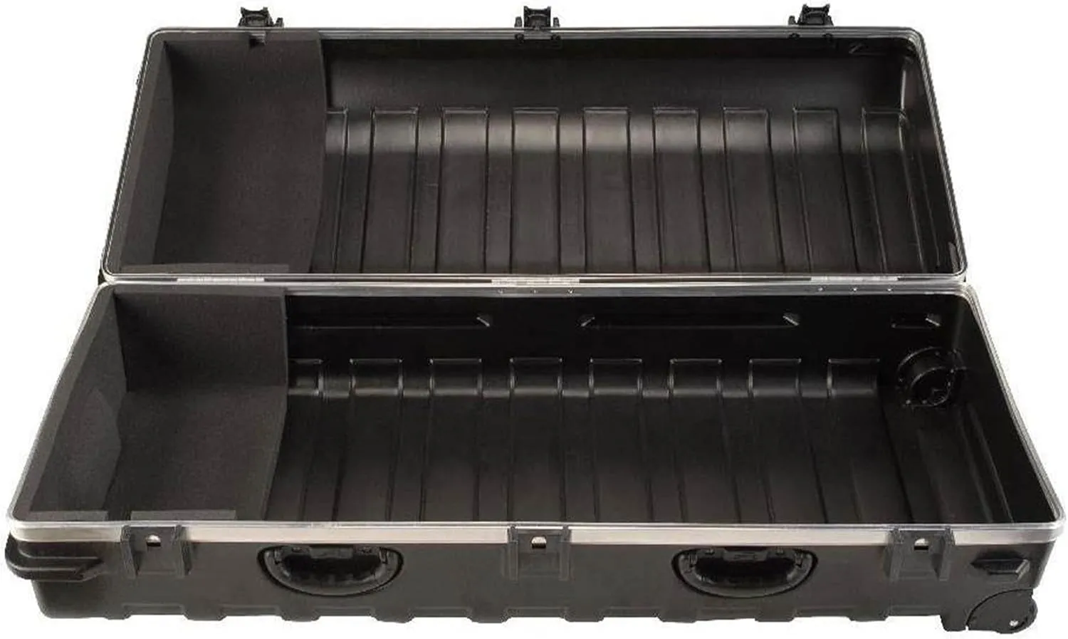 SKB Cases Deluxe ATA Hard Plastic Storage Wheeled Cart Golf Bag Travel Case