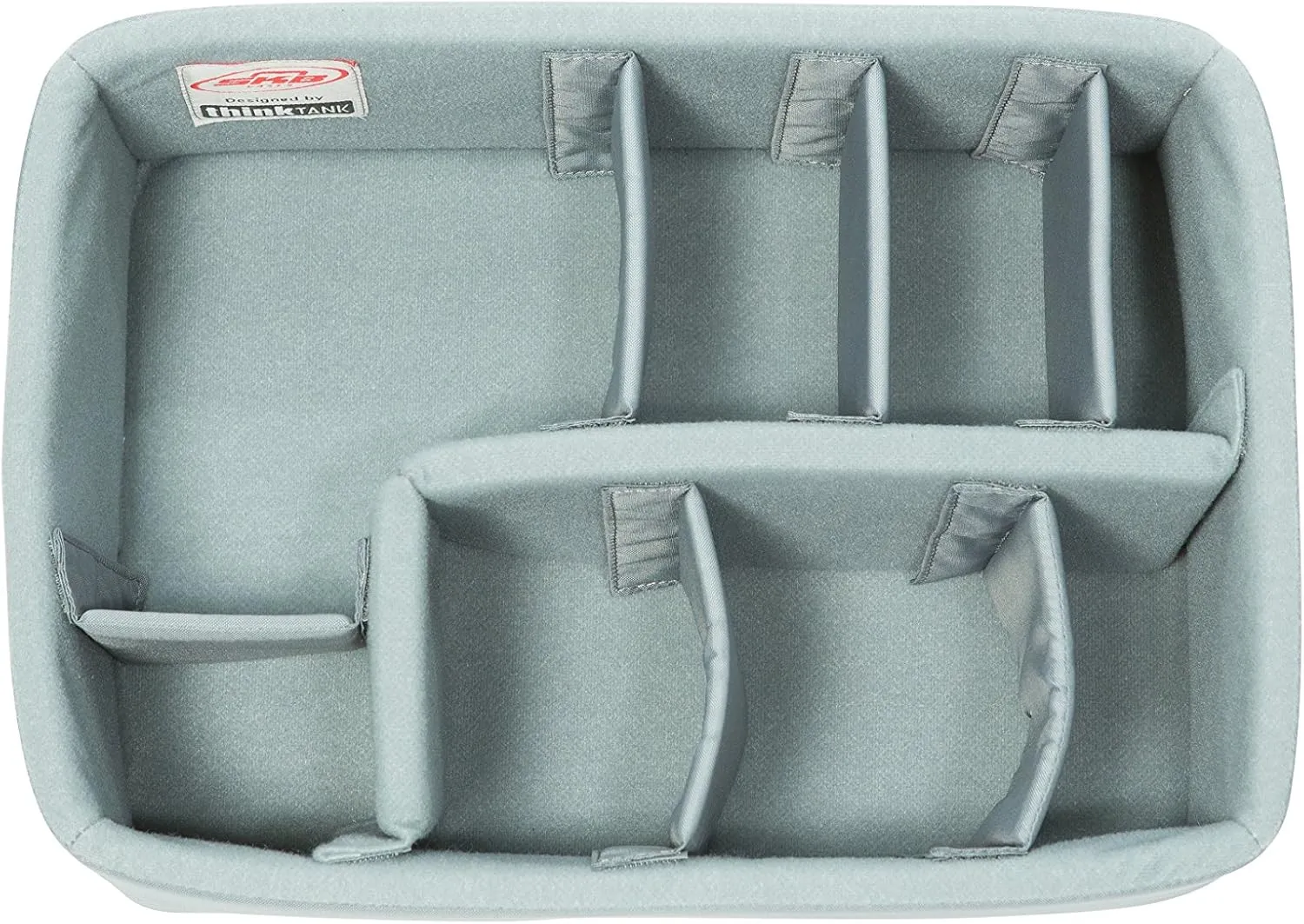 SKB Cases iSeries Storage Organizer iSeries 3i-1309-6 Think Tank Designed Padded Divider Set, Gray (5DV-1309-TT)