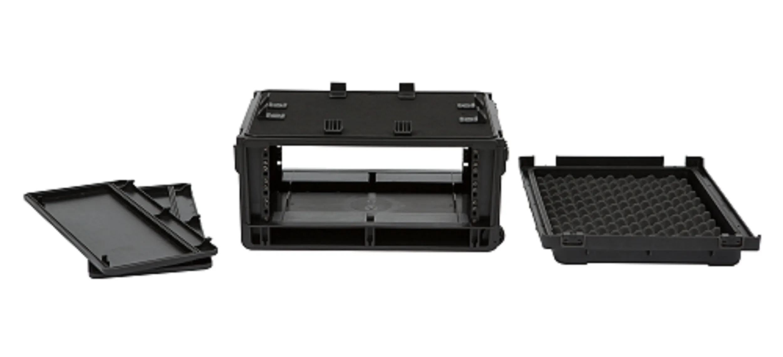 SKB Injection Molded 4U Studio Flyer Rack Case | 1SKB-iSF4U