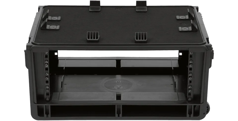 SKB MOLD LAPTOP/4U RACK W WHEEL PULL HAN