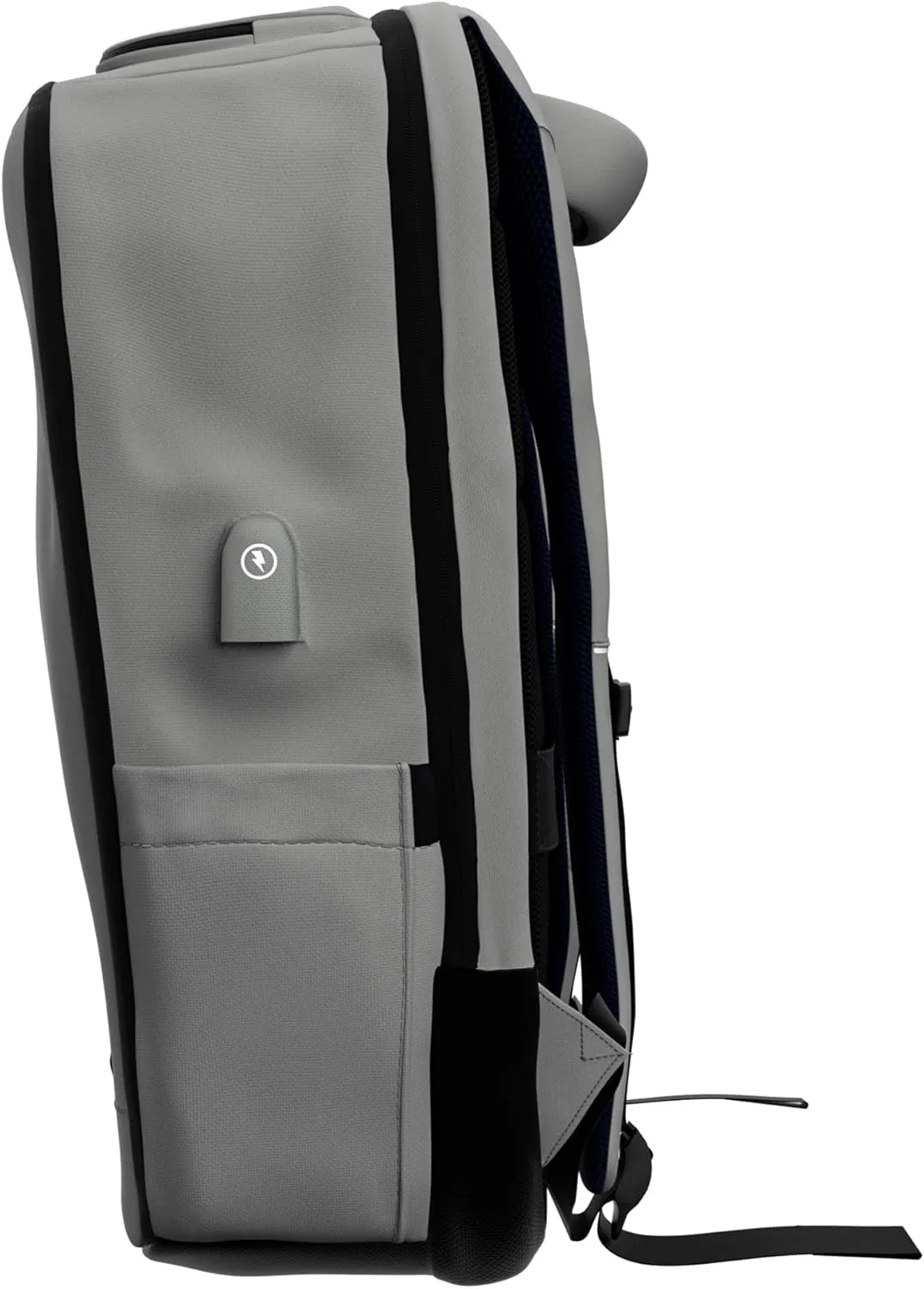 Slab Case Backpack with Slab Case 2GO Graded Card Case; Fits PSA, BGS, HGA, SGC, and CSG Graded Card Slabs; Ideal Travel Storage Solution; (Gray)