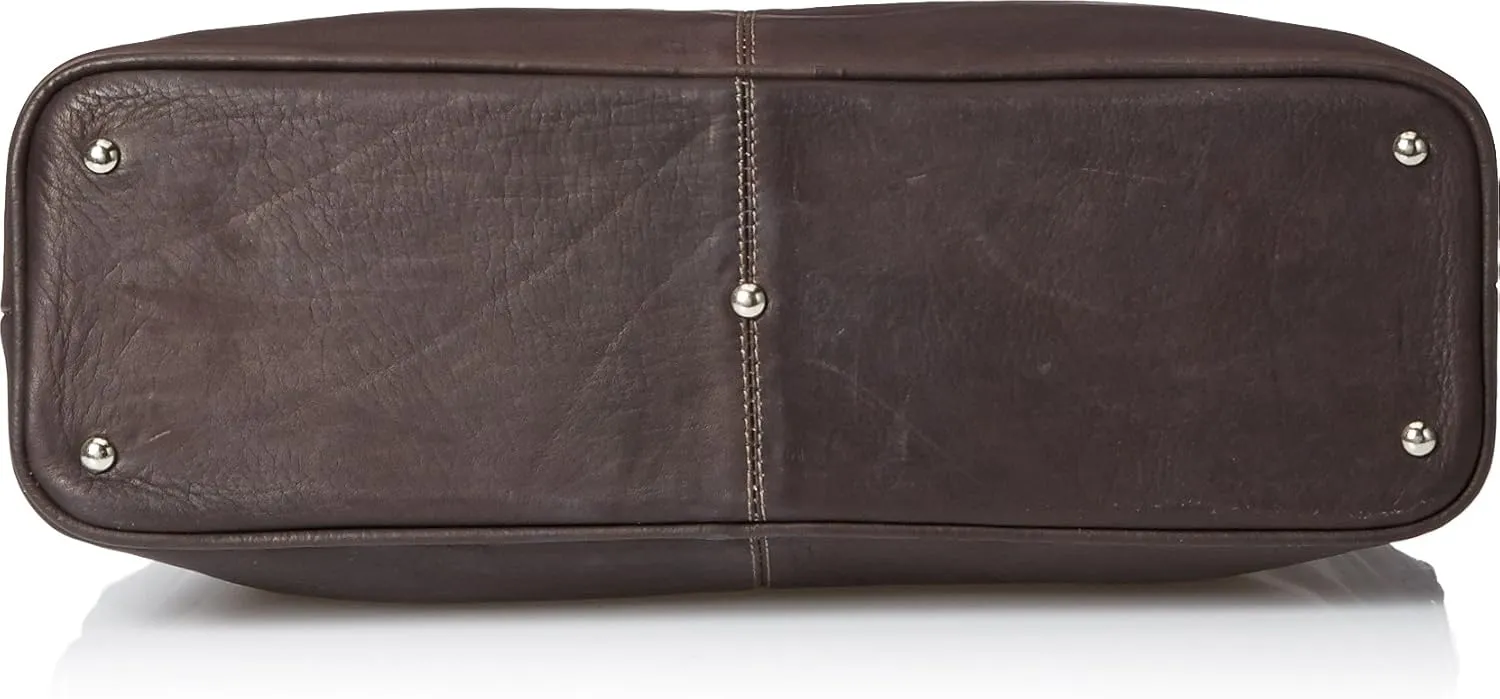 Slim Executive Computer Case, Chocolate, One Size