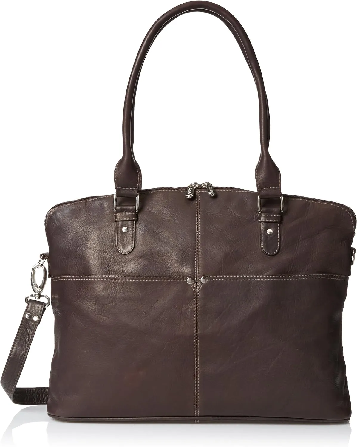 Slim Executive Computer Case, Chocolate, One Size