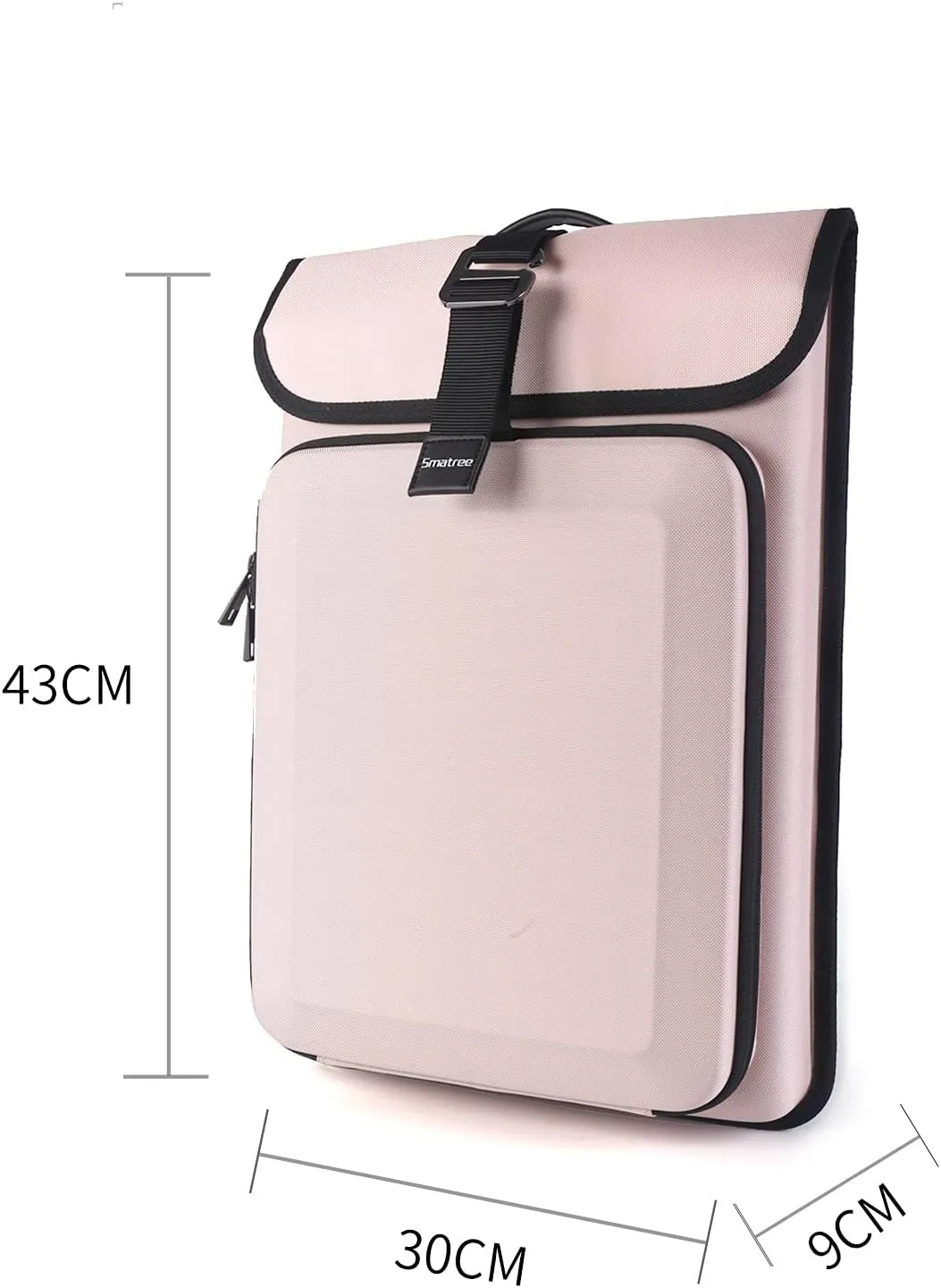Smatree Business Laptop Backpack for 16.2 inch Macbook Pro 2024 M4/2023 M3 A2780/2021,17.3 inch HP Envy Laptop,16.1 inch HP Victus Gaming Laptop,for ThinkPad P16v Gen 2/1 Mobile Workstation Case(Pink)