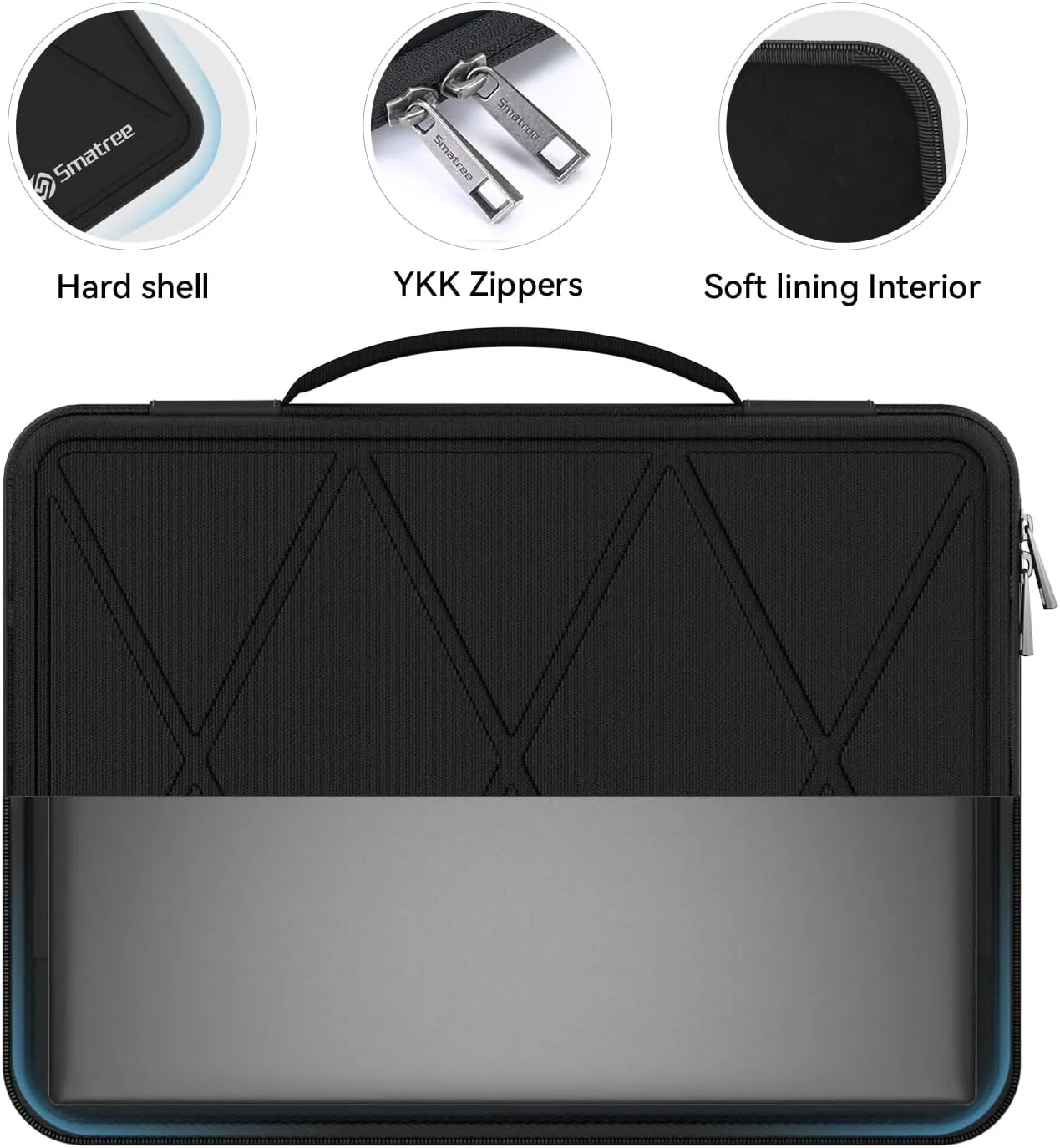 Smatree Hard EVA Protective Sleeve Case Compatible for 16 inch Alienware m16 R2 Gaming Laptop and Anti-Shock Notebook Bag (Not fit with Alienware m16 Gaming Laptop !) (X8286)