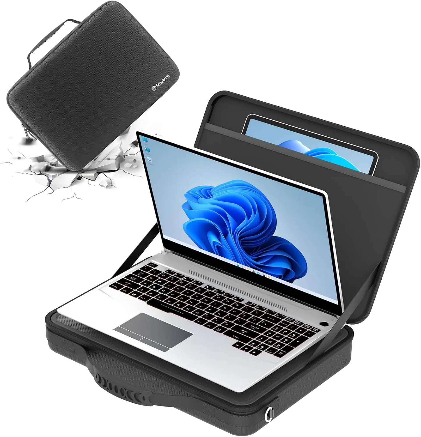 Smatree Laptop Shoulder Case for 16 inch MSI CreatorPro/Creator 16AI/A16AI/M16/Z16/Z16P HX Studio,for Crosshair 16,for Summit A16 AI /E16AI Flip Evo,for Prestige/Stealth A16 AI /16AI/16