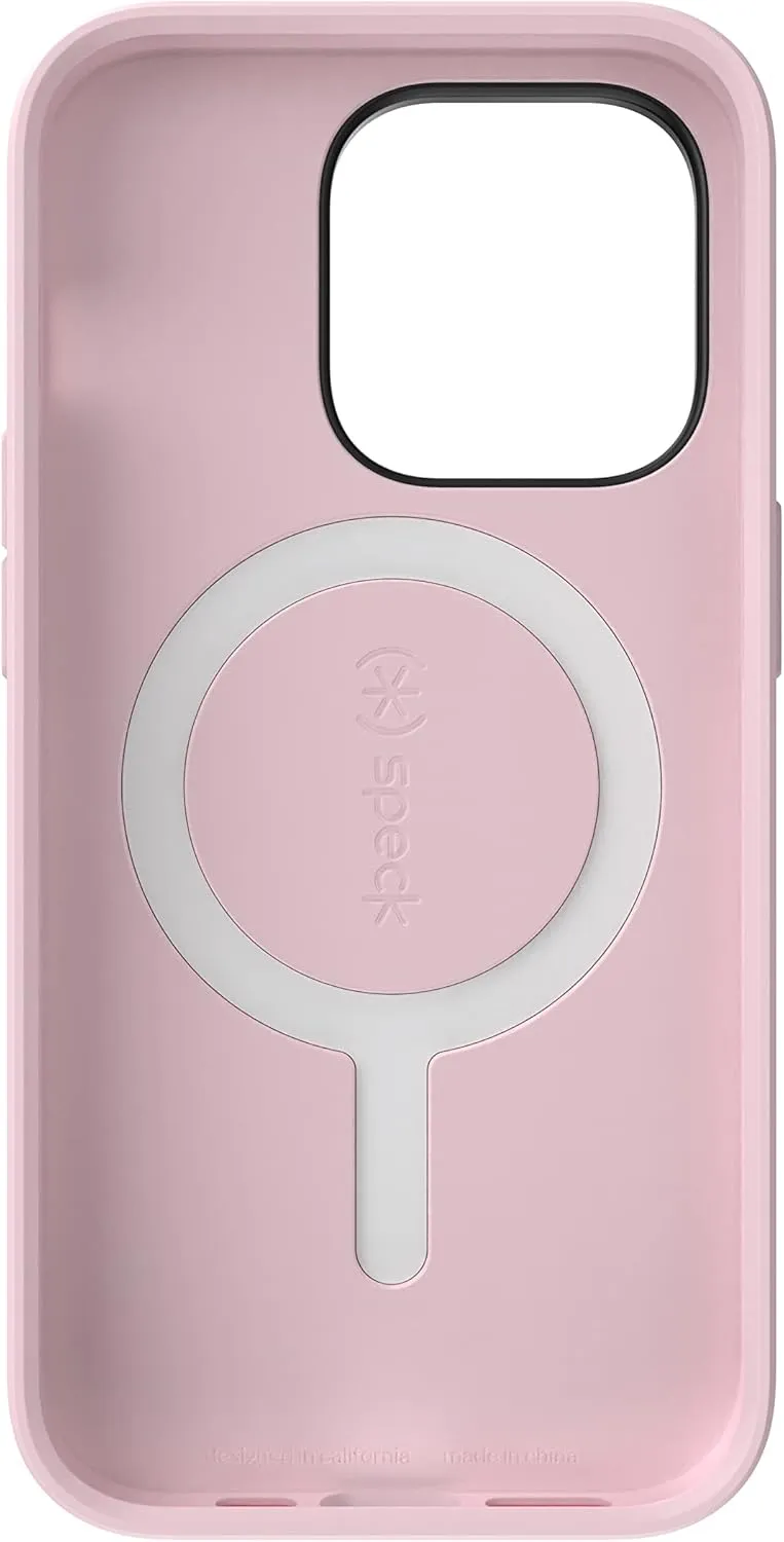Speck IPhone 14 Pro Case - Built for MagSafe, Slim Phone Case with Drop Protection, Scratch Resistant - Soft Touch for 6.1 Inch Case IPhone 14 Pro - Sweet Coral, Light Coral CandyShell Pro