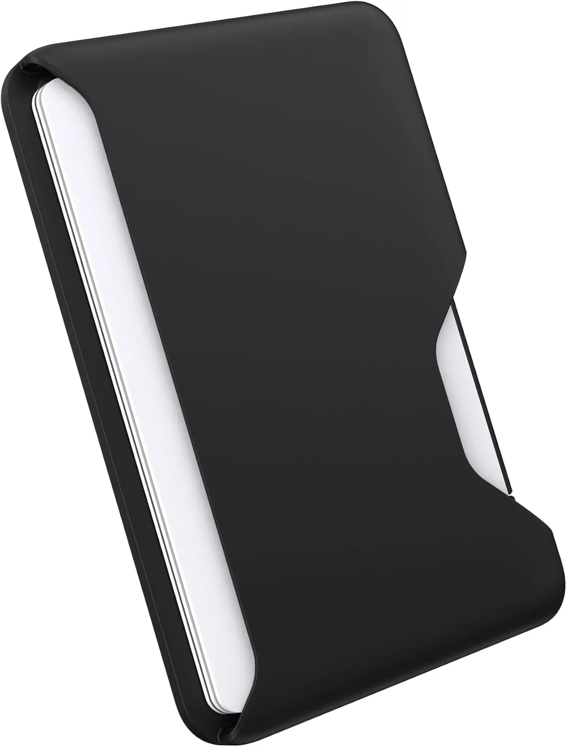 Speck iPhone Wallet MagSafe Accessory - Removable ClickLock No-Slip Interlock - Holds 1-3 Cards - Soft Touch Finish, Scratch Resistant Card Holder Built for MagSafe - Black