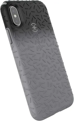 Speck Products CandyShell Fit iPhone XS/iPhone X Case, Black Ombre Gunmetal/Gunmetal Grey