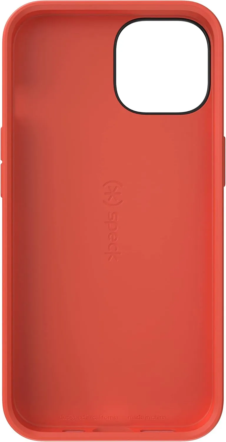 Speck Slim iPhone Case - Drop Protection, Scratch Resistant, Soft Touch for 6.1 inch iPhones - Dual Layer CandyShell Pro, Spring Purple/Energy Red