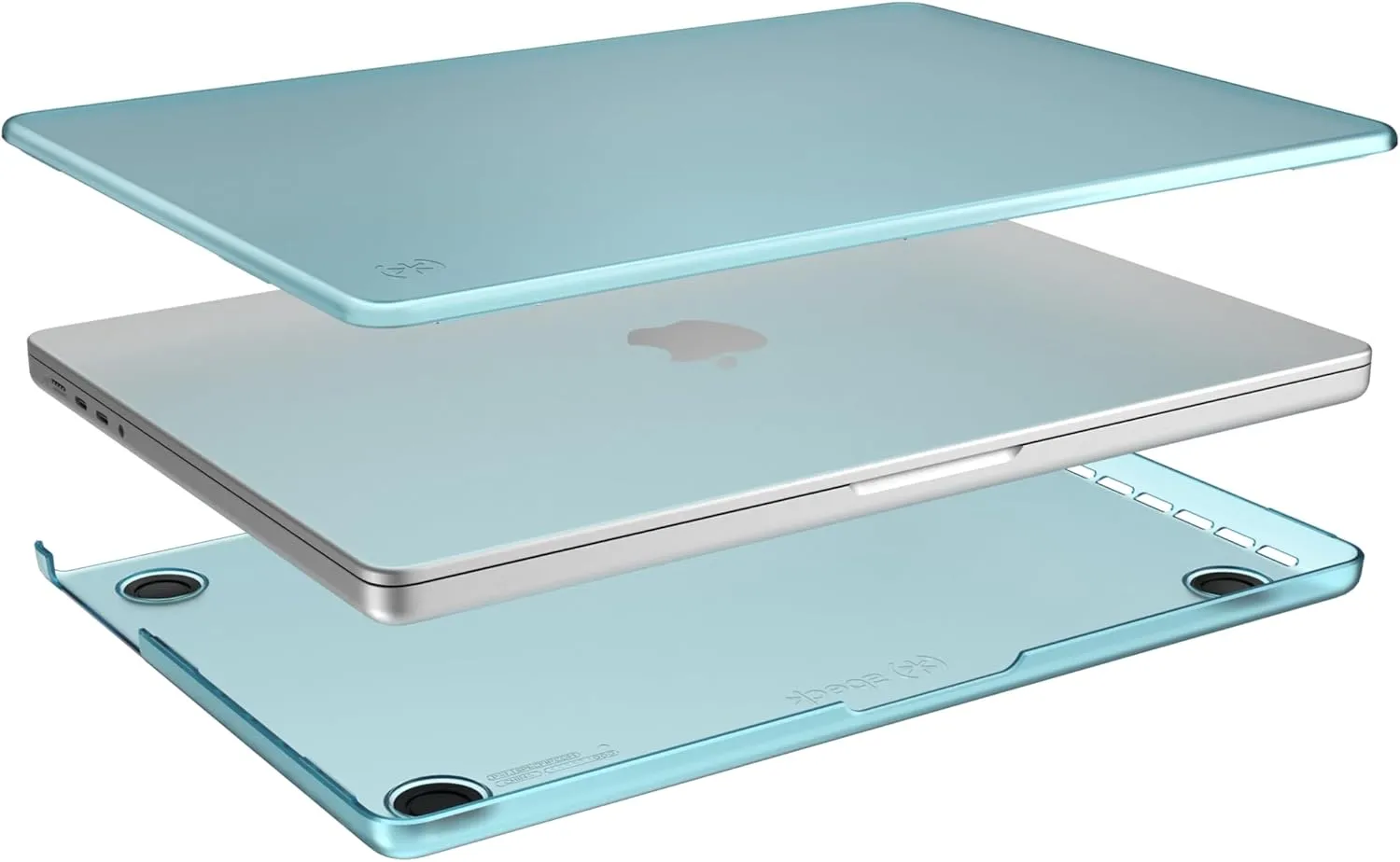 Speck SmartShell MacBook Pro 14 Inch Case - M3 / M2 / M1 Pro & Max (2021-2023) - Scratch Resistant Hardshell - Swell Blue