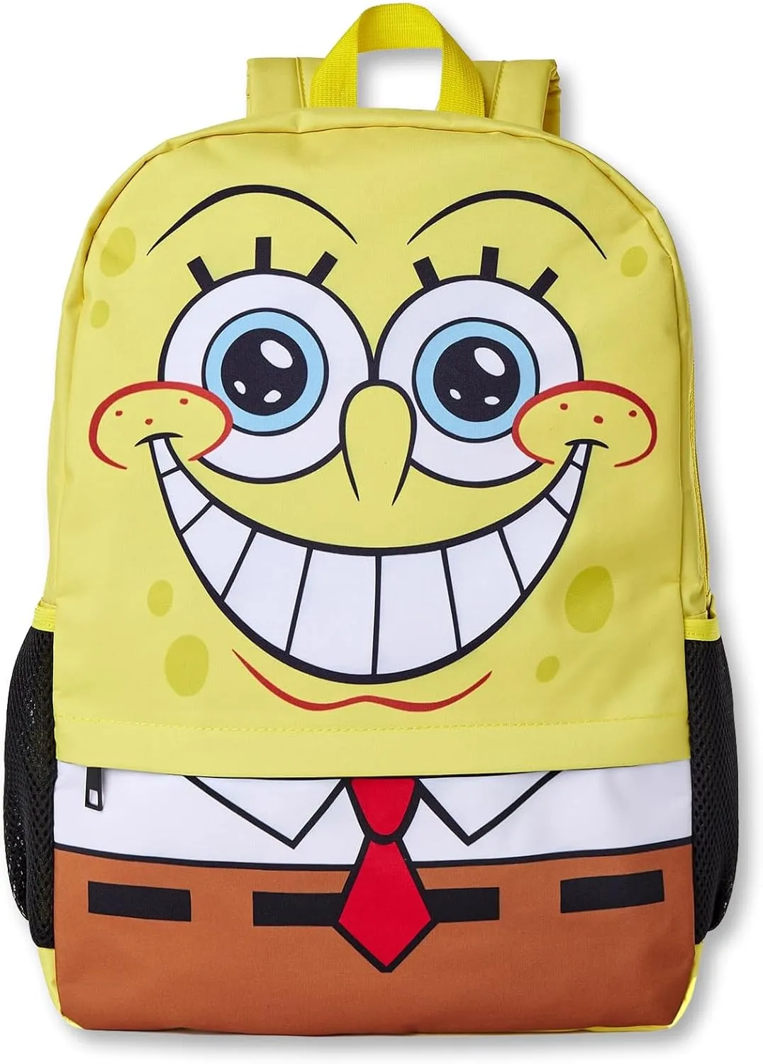 SpongeBob SquarePants Backpack Large Face Character Design Laptop Bag