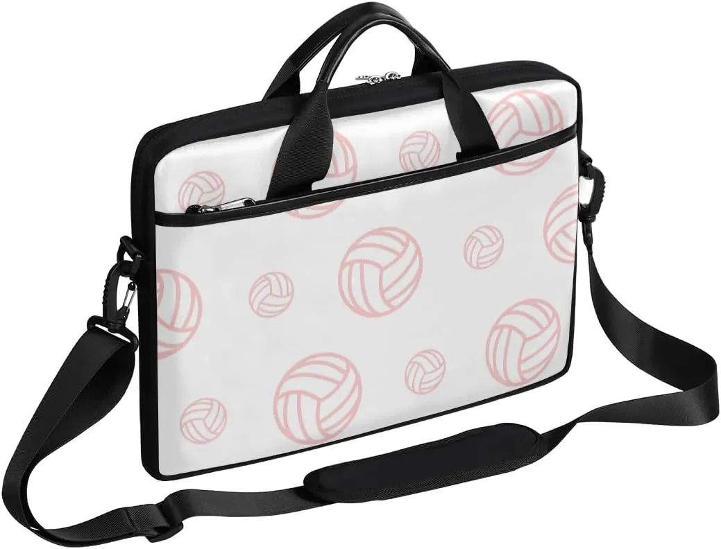 Sport Volleyballs Theme Laptop Shoulder Bag Tablet Computer Notebook Sleeve Messenger Bags Carrying Case with Strap Briefcase Tote for 14 15 in Laptops