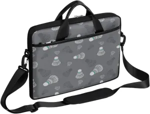 Sports Badminton Ball Laptop Computer Bag Waterproof Shoulder Messenger Bag 13-15 inch Durable Laptop Tote Bag with Shoulder Strap Handle Lightweight Crossbody Briefcase