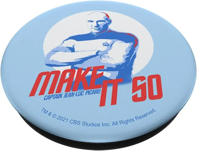 Star Trek: The Next Generation Captain Picard Make It So PopSockets Standard PopGrip