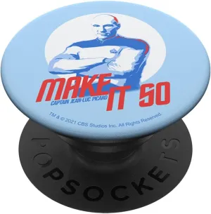 Star Trek: The Next Generation Captain Picard Make It So PopSockets Standard PopGrip