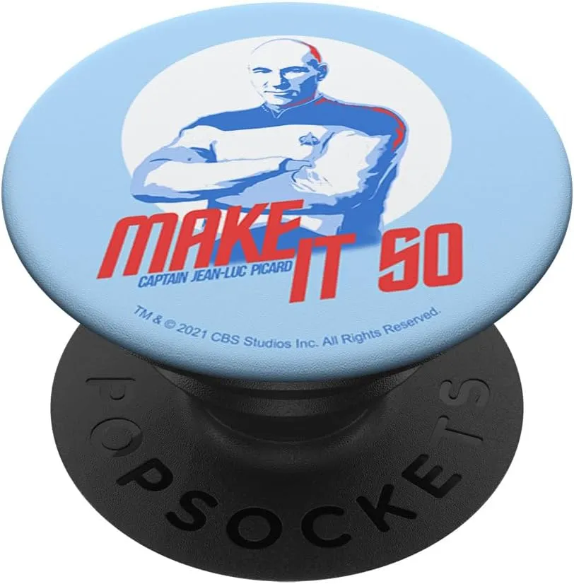 Star Trek: The Next Generation Captain Picard Make It So PopSockets Standard PopGrip