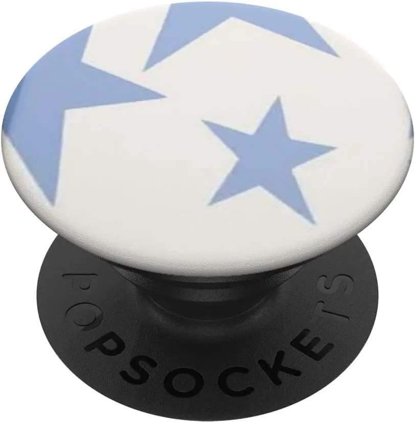 Stars Align Blue & White Stars PopSockets Swappable PopGrip