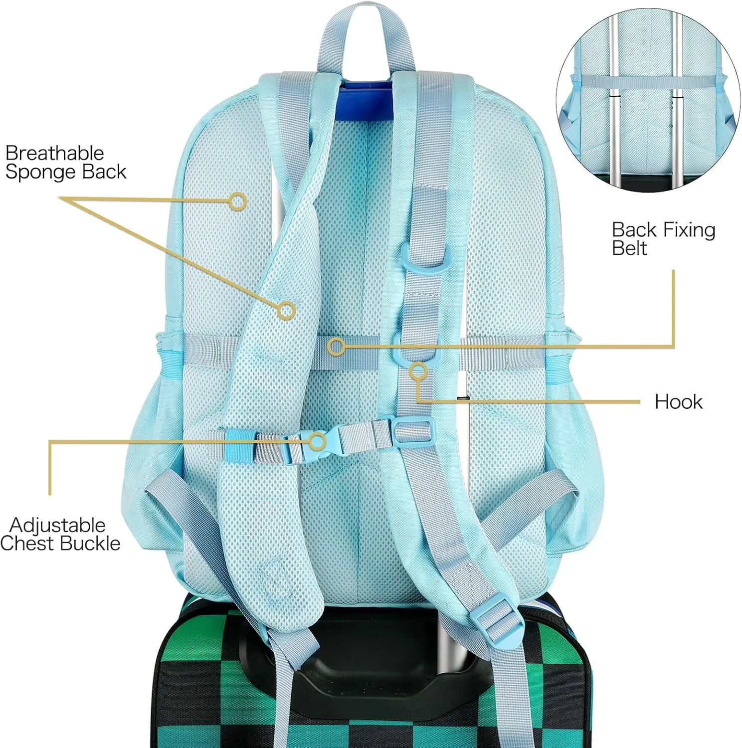 STEAMEDBUN Ita Bag Backpack with insert Pin Display Backpack for School Anime Cosplay