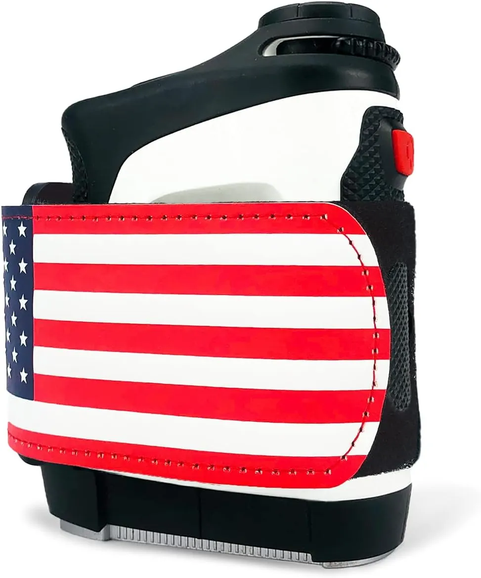 STICKIT Magnetic Rangefinder Strap | Strong Magnet Securely Holds to Golf Carts and Golf Clubs for Easy Access | Slim, Form Fitting, Size Adjustable