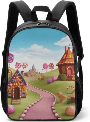 Stylish Backpack, Candy Land Print Durable Backpack Travel Backpack Hiking Backpack Ergonomic Backpack Comfortable Backpack