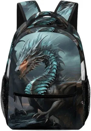 Stylish Backpack, Cool Dragon Print Durable Backpack Travel Backpack Hiking Backpack Ergonomic Backpack Comfortable Backpack