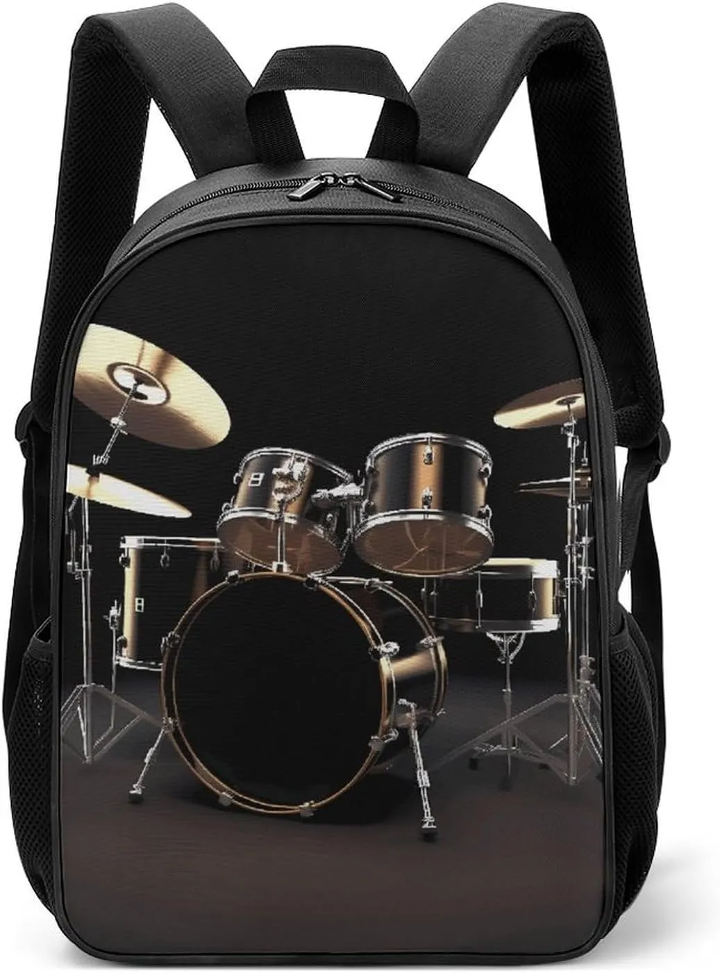 Stylish Backpack, Cool Drum Set Print Durable Backpack Travel Backpack Hiking Backpack Ergonomic Backpack Comfortable Backpack