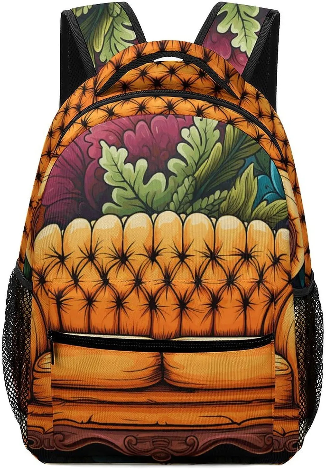 Stylish Backpack, Couch Print Durable Backpack Travel Backpack Hiking Backpack Ergonomic Backpack Comfortable Backpack, Style